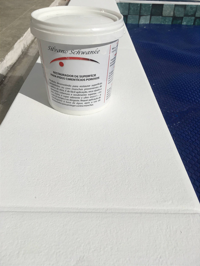 Restaurador Cimentício 900ml Silvano Schwanke para bordas e pisos atérmicos de piscina
