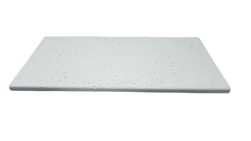 Borda atérmica Slim boleada 50x25x1,5cm branca para piscina
