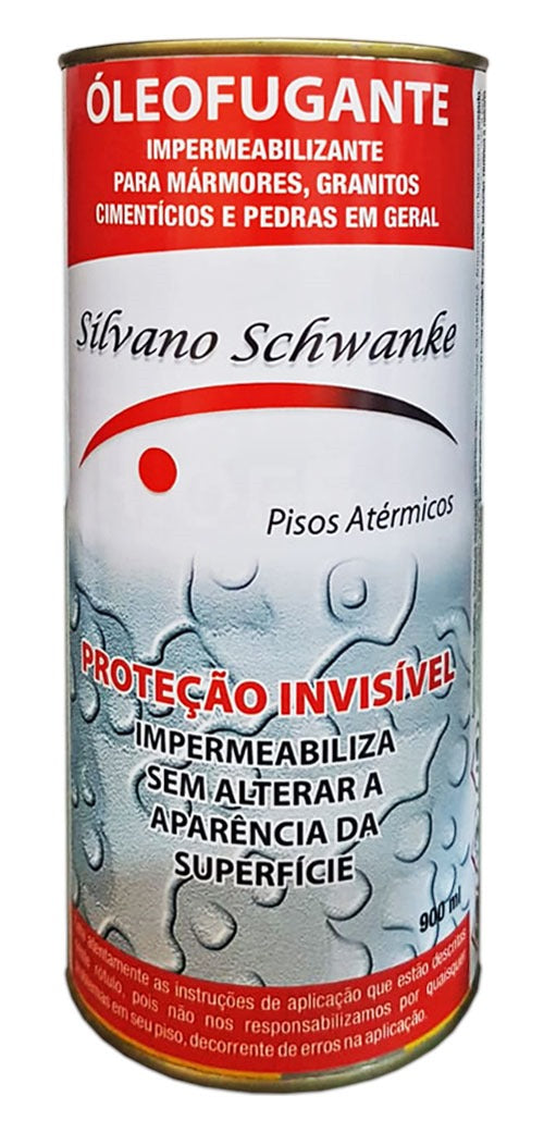 Oleofugante Silvano Schwanke 900ml impermeabilizante aplicado em borda atérmica de piscina