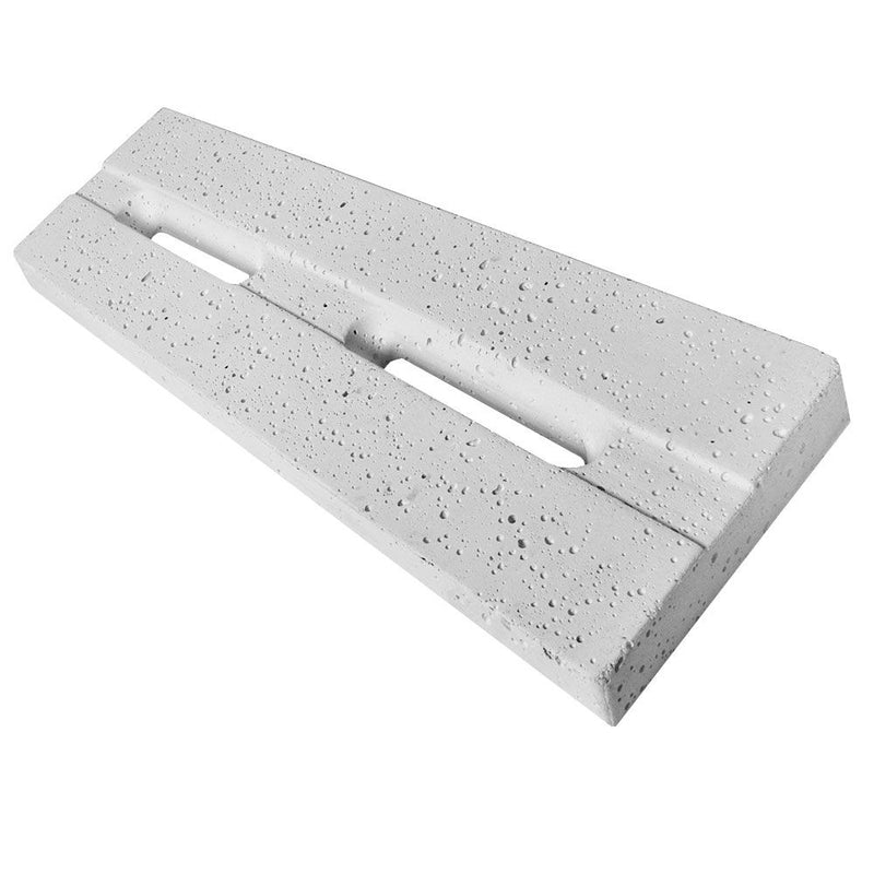 Grelha cimentícia atérmica 50x15x3cm para ralo linear de piscina